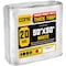 Core Tarps Heavy Duty Tarp, 50 ft L x 0.5 mm H x 50 ft W, 20 Mil, White, Polyethylene CT-704-50X50 - alternate 1